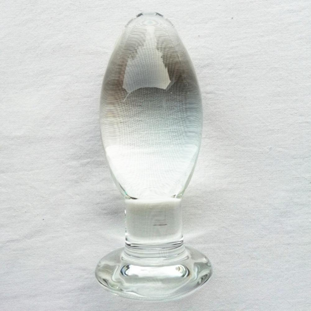 Glass Crystal Quantity Oval Shape Wand Plug