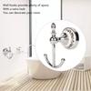 Silver Coat Hook Stainless Steel Ceramic Zinc Alloy Robe Hook Wall Hook  Entryway Bathroom Bedroom