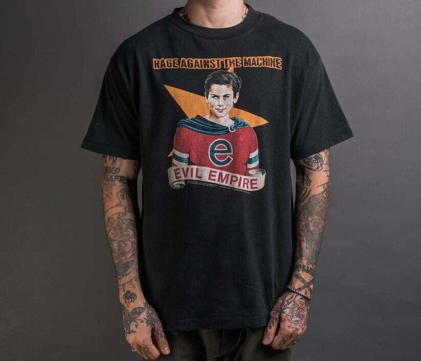 Vintage 1996 Rage Against the Machine Evil Empire T-Shirt, Size S to 5XL Unisex T-Shirt L