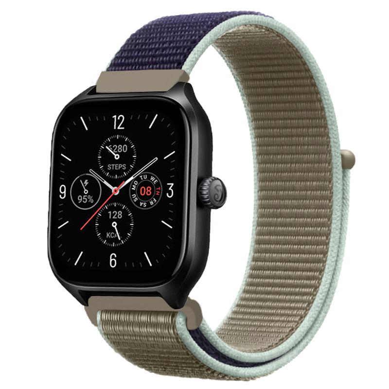 20mm 22mm Nylon Bandje voor Amazfit Balance 2 1/GTR 4 3 Pro 47mm/Bip 6 5 Sport Horlogeband Correa voor Amazfit Active 2/GTS 4 3 Riem