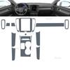 For Volvo XC40 -2024 Gearbox Panel Navigation Screen Automotive Interior TPU Protective Film Anti-Scratch Sticker