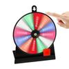 12 Slots Color Spin Wheel Dry Erase Spin Wheel Color Roulette Wheel Heavy Duty Editable Spining Prize Lucky Wheel Stand Tabletop
