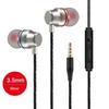 3.5Mm Wired Earphones 360° Surround Sound In Ear Wired Headphones With Microphone Wired Control Wired Headphones