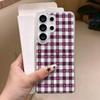 Colorful Line Grid Pattern Phone Case For Samsung A57 A37 A56 5g A16 A17 A07 A55 A54 A35 A26 S26 Ultra S25 S24 For Magsafe Cover