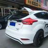 For Ford Focus RS ST 2012 2013 2014 2015 2016 2017 2018 3 PCS Glossy Black Carbon Fiber Look Spoiler Rear Window Roof Wing