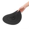 12-Zoll Vinyl-LP-Plattenspieler Rutschfestes Pad Gummi Silikon Plattenspieler Rekorder Stoßfest und Geräuschreduzierung 3 mm Dick
