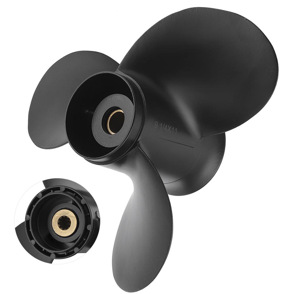 Outboard Propeller 10 Spline Tooth 3 Blades 58100 93743 019 9 1 4 x 11 Fit for Suzuki 9.9 15HP
