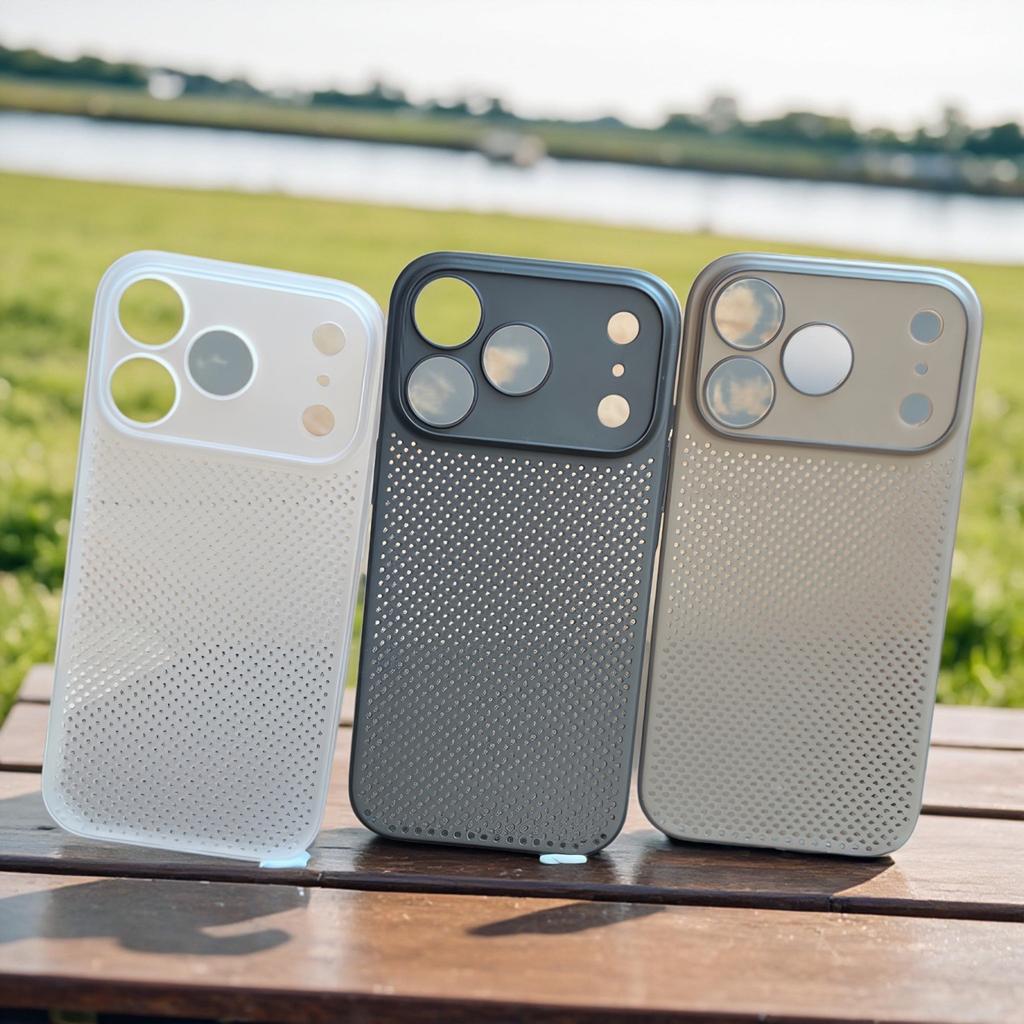 New Breathable IPhone17promax Ice Sensitive Anti Fingerprint Cooling Phone Case Suitable for Apple PP Protection Case