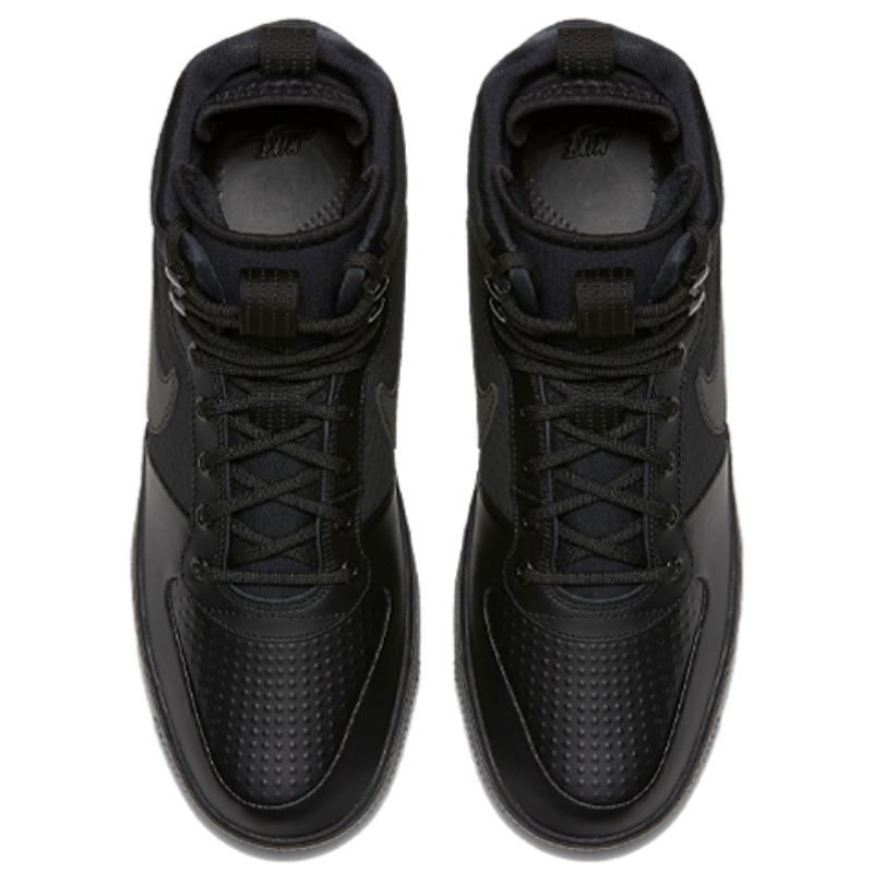 Nike Court Borough Mid Winter Triple Black  Sneakers  AA0547-002