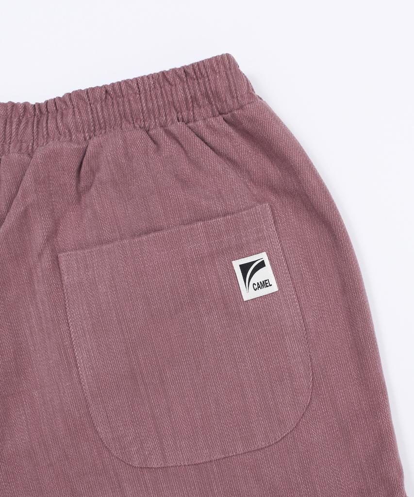 CAMEL WORK No.353 Structured Cargo Pants (Pink)