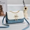 2025 New Style Women's Bag Trendy One-shoulder Crossbody Small Square Bag Fresh, Sweet, Fashionable and Versatile High-end Chain Mobile Phone Bag