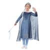 Halloween Elsa Princess Dress with Fur Collar for Girls