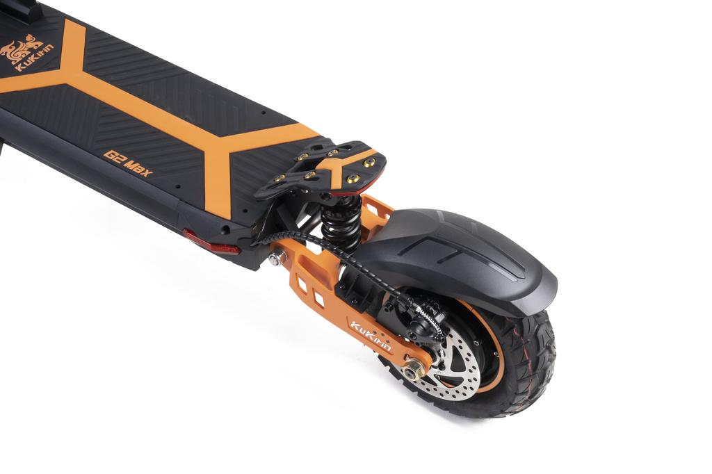 KuKirin Elektrická koloběžka G2 MAX 1000W, 48V 20,8Ah baterie, dojezd 80 km, 10" terénní pneumatiky, dvojité kotoučové brzdy, skládací design