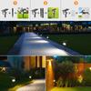 Bright Solar-Powered Garden Light, Sensor Light, Path Light, IP66 Waterproof, 800LM Motion Detection, 300LM Steady OnOff, Daylight White, Warm White,