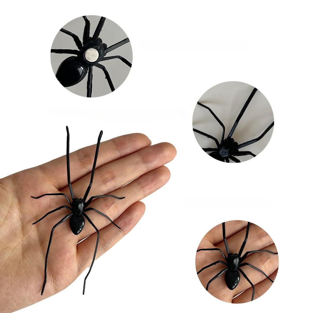 1 stuks/2 stuks Grote Spin Koelkastmagneet, Grappige Prank Horror Magnetisch Decor, Geschikt voor Keuken, Whiteboard, Kluisje Multi-Scene Decoratie