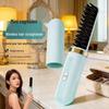 New Dual-Use Wireless Charging Hair Straightening Comb - Negative Ion Technology for No-Damage Straightening and Curling