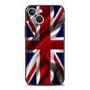 England UK Flags Phone Case For iPhone 17 16 15 Pro Max 11 12 13 14 7 8 Plus SE 2020 X XR XS Cover Soft Black
