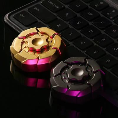 Magnetický Fidget Spinner Hračka Úleva od Stresu Úzkosti Děti Dospívající Dospělí Svítící Gyroskop na Prst Přenosná Cestovní Vzdělávací Senzorická Rotující Hračka