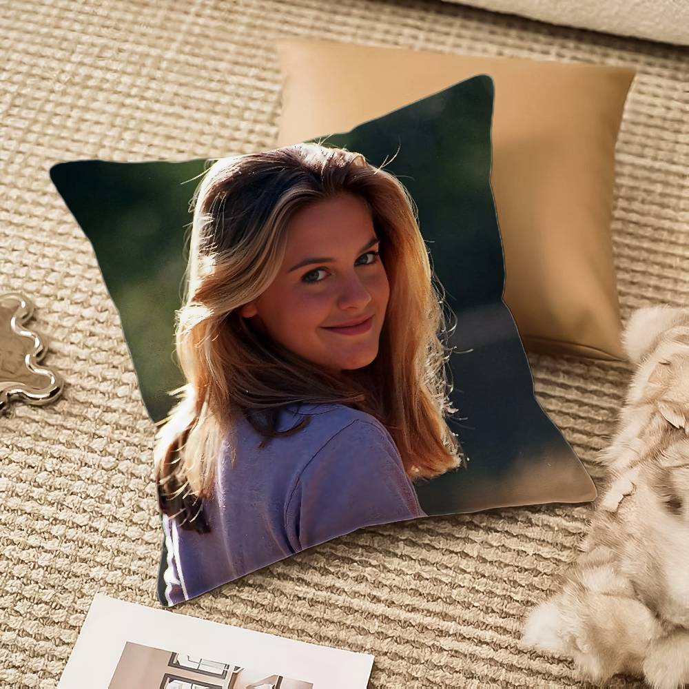 Actor A-Anne H-Hathaway Pillow Case Anti-dustmite Invisible zipper Sofa Bed