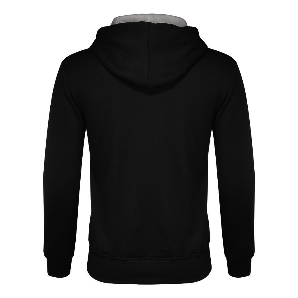 Men's  Spring Solid Color Long Sleeve Hoodies Sweatershirt Tops Shirt