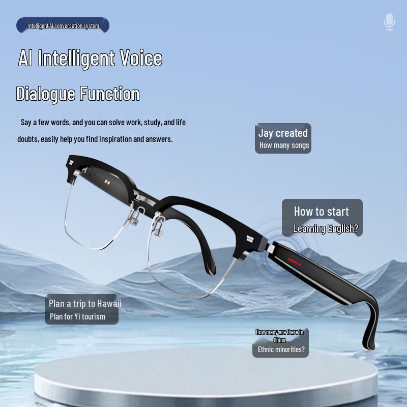 AI Bluetooth Glasses: Real-time Translation & Listening for 100+ Languages