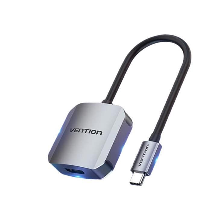 Convertisseur USB-C vers HDMI - VENTION - TDEHB - 4K à 30 Hz - 0,15 m - Argent