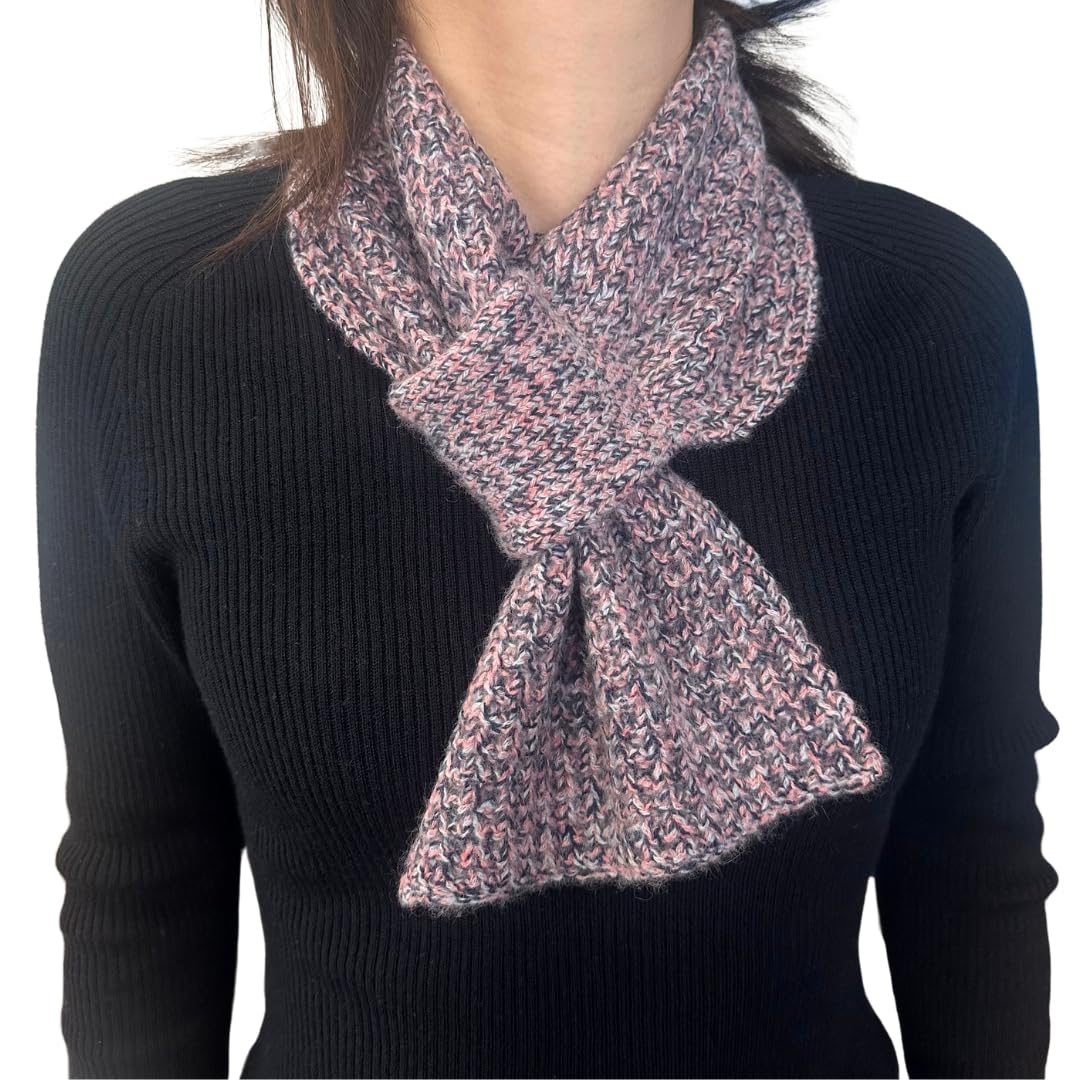 

Кашемировый мини-шарф-вставка для мужчин и легкий вафельный подарок Воздушный I.P.P. 100% Шарф, Женский, Вязаный, Смесь 3 цветов, Идея, I.P.P. (фиолетовый) фиолетовый