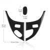 Car Door Lock Panel Button Switch Frame Trim Carbon Fiber Sticker For Chevrolet Corvette C6 2005-2013 Auto Interior Accessories