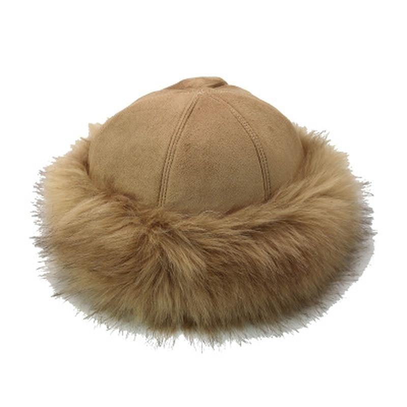 Fluffy Faux Fur Hats Warm Winter Thick Warm Ears Snow Cap Windproof Woman Hats Accessories
