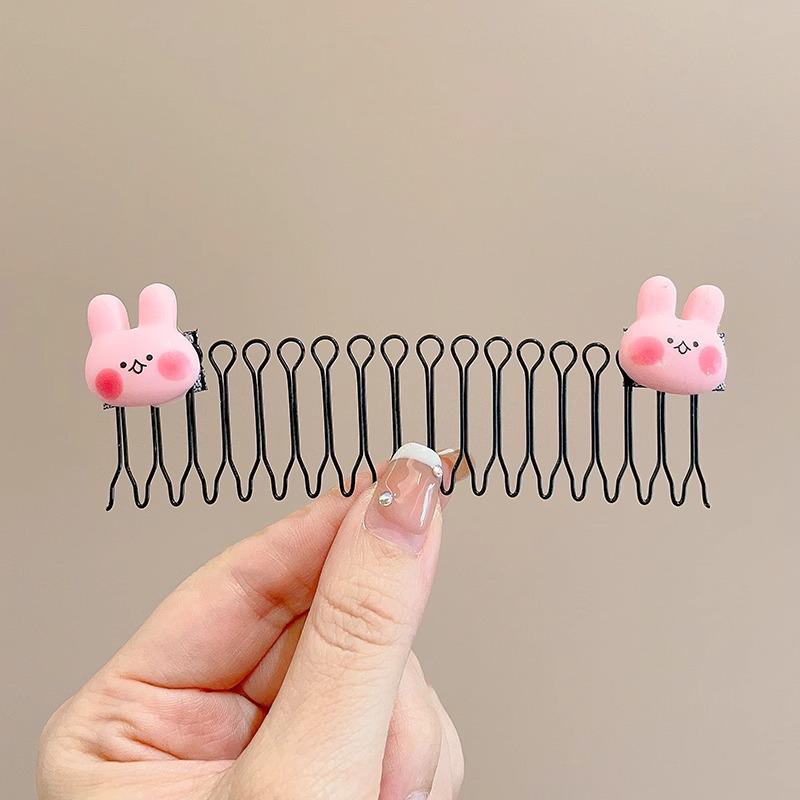 Girls' Summer Cartoon Baby Hair Comb - Gentle, Secure, Non-Damaging Hair Care Accessory