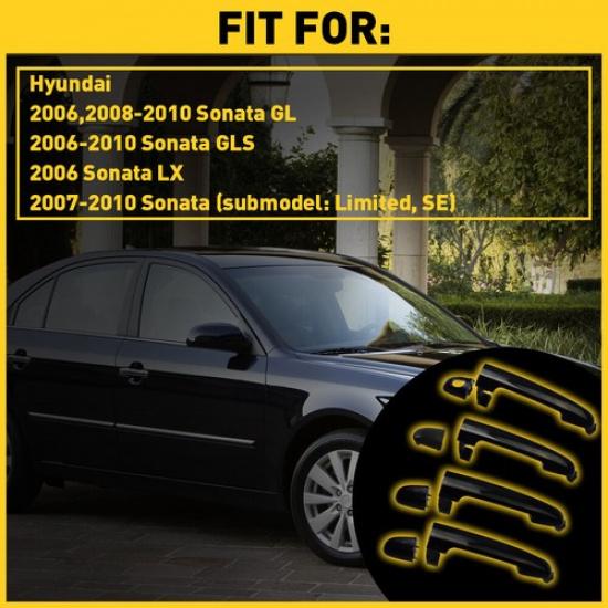 For HYUNDAI SONATA Outside Exterior Door Handle 2006-2010 fits all four doors US