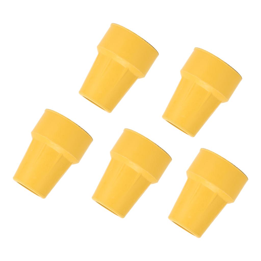 5Pcs Krückenspitzen 22mm Reifentextur Rutschfeste Sichere Verschleißfeste Korrosionsschutz Dicken Gummi-Stockspitze