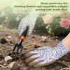 1Pair Thorn-Proof Gardening Weeding Working Gloves Breathable Latex Glove Puncture Resistant For Digging Floral Planting Pruning
