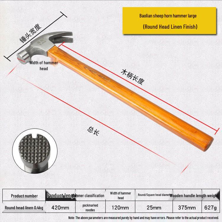 Mini Duckbill Hammer: Fitter's Sheet Metal & Electrician's Tool