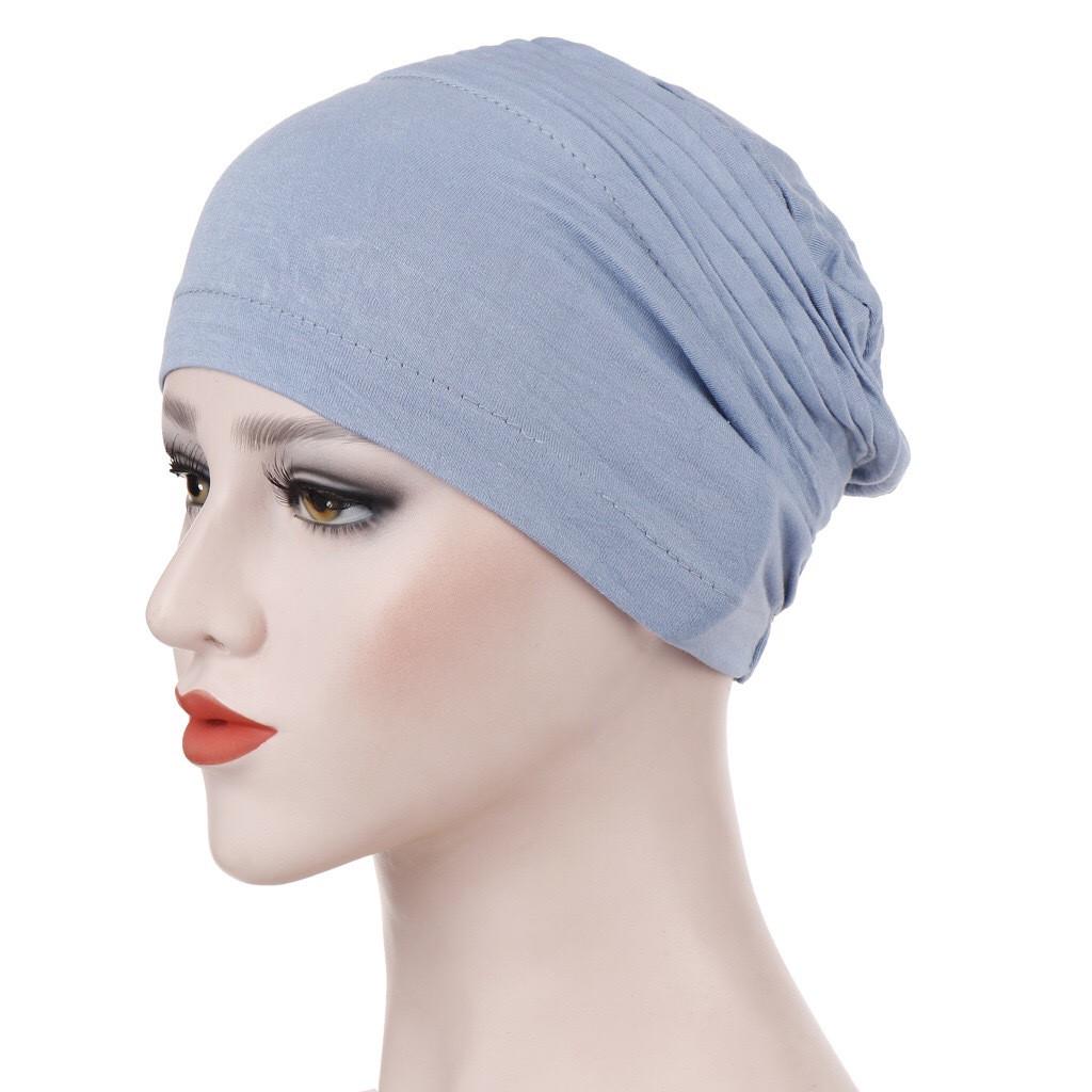 

[Брисанд] Женский плиссированный тюрбан, кепка, чепчик, головная уборка, шарф, мусульманский хиджаб