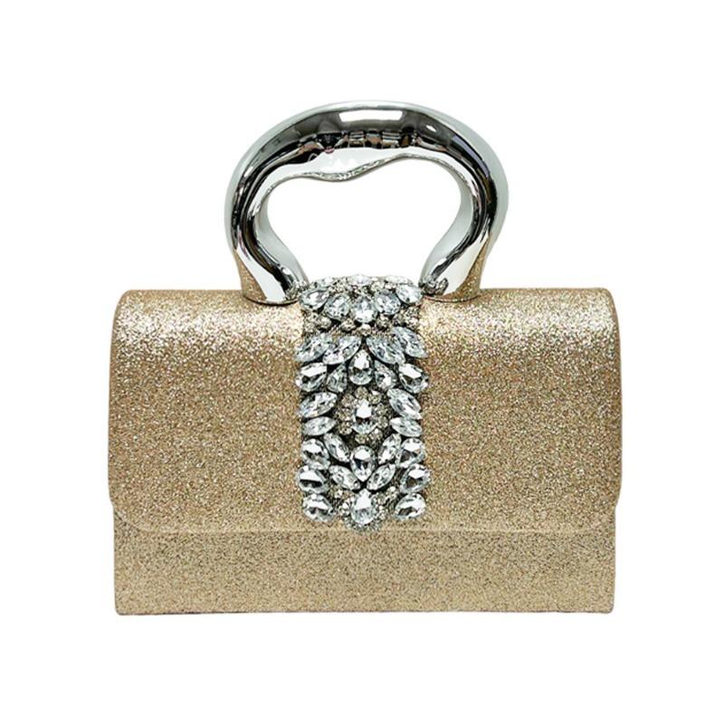 Shiny and Stylish Handbag for Ladies, Light Luxury Evening Bag, Chain Strap, High-end Style, Crossbody Bag