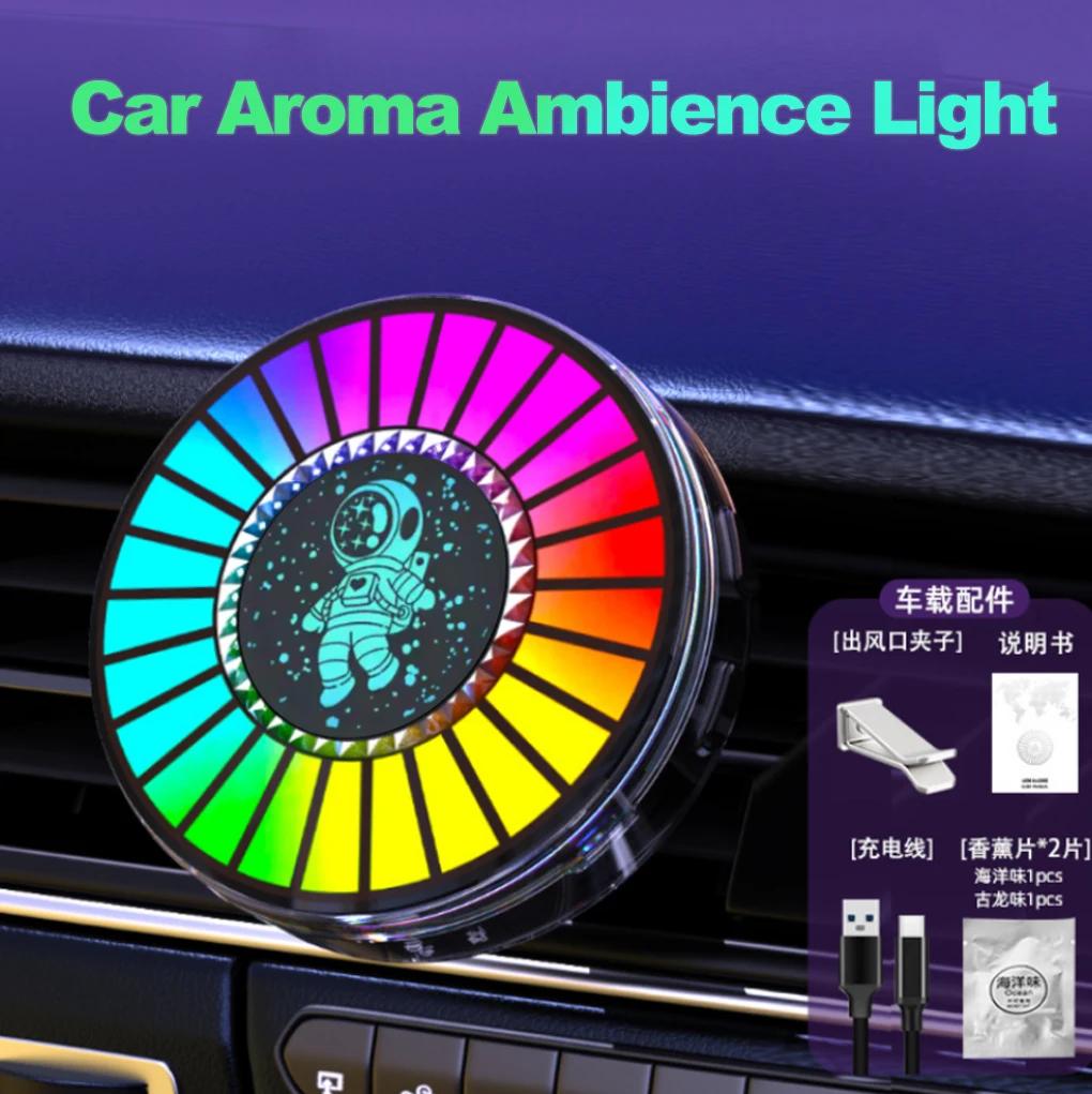 Światła Rytmu Muzyki Odświeżacz Powietrza do Samochodu 26 Kolorów dla Led Atmosfera Samochodu Sterowanie Dźwiękiem Rytm Głosowy Lampa Ambiencyjna Pickup