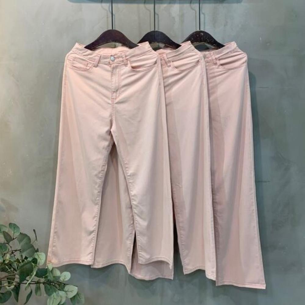 C S In The Room Ykk Zipper Wide Denim pantS 3 lengthS 3 Color