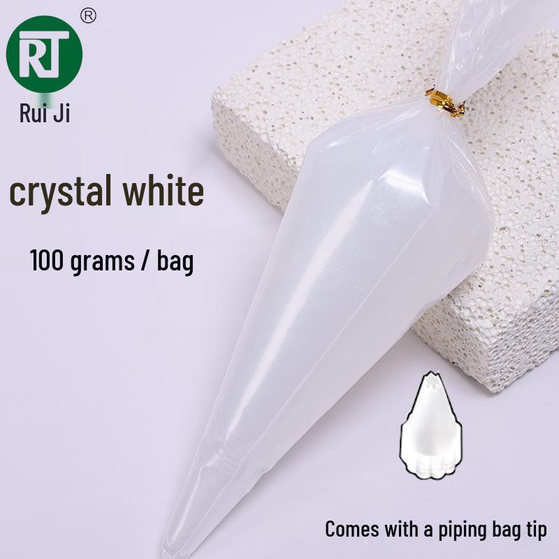Rui Ji 100g Colla Cristallo Trasparente - A Base d'Acqua, Crema Simulazione Mescolanza Colori