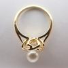 [Pre-owned] TIFFANY / Tiffany / 750YG / Akoya Pearl / Signature Ring / Size 6 / J53-2