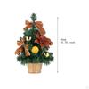 Artificial Xmas Tree for Tabletop Fireplace Kitchen Room Window