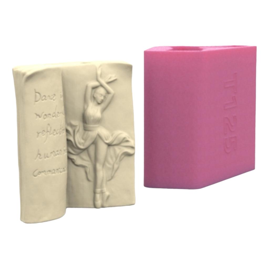 Silicone Flower Vase Molds Face Book Shape Flowerpot Moulds Planter Molds Silicone Texture for Hand-Making Planter