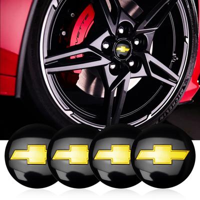 4pc 56mm Car Wheel Center Hub Caps Sticker for Cobalt Captiva Trax Malibu Epica Silverado Trailblazer Corsa Volt Onix