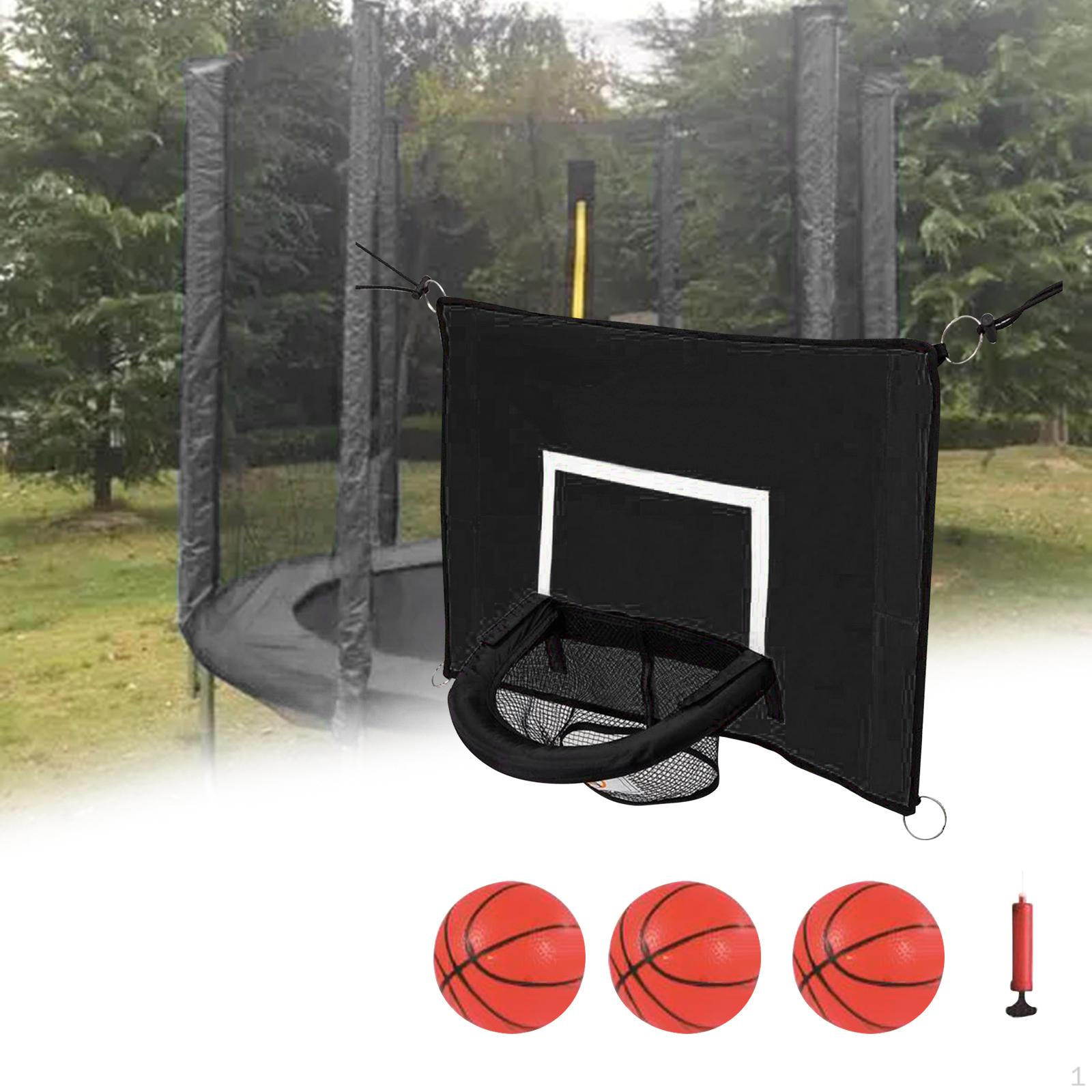 Регулируемая по высоте баскетбольная стойка для батута - Веселое и захватывающее дополнение Style E