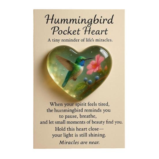 

Pocket Hug Token for Hairstylists Heart Shaped Acrylic Keepsake with Mini Hair Tools Stylist Appreciation Gifts 1pc
