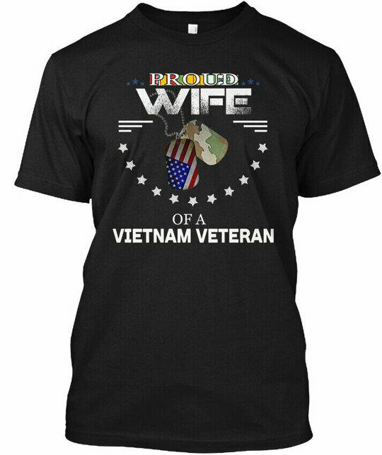 Proud Wife Of A Vietnam Veteran T-Shirt M