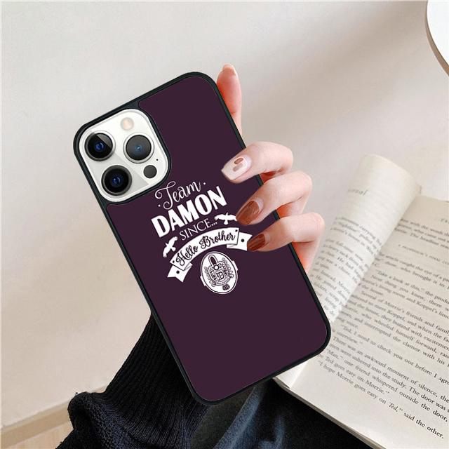 A little bit of Damon Vampire Diaries Phone Case Cover For iPhone 17 Air 15 16 Pro Max 14 13 12 11 Pro Max Plus