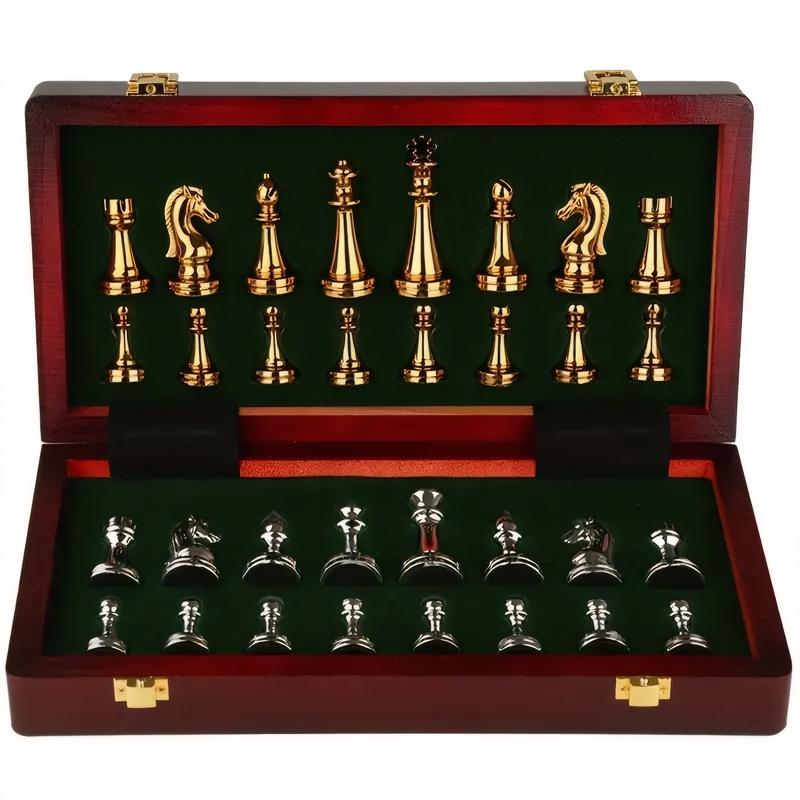 Deluxe Wooden checkerboard Set 30cm/11.81in