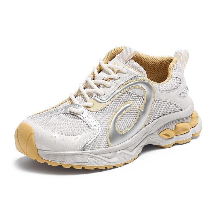 European station thick-soled heightened color matching dad shoes women's 2025 summer new sports and leisure outdoor running hiking shoes