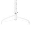 Artificial Half Christmas Tree with Stand Slim White 120 Cm